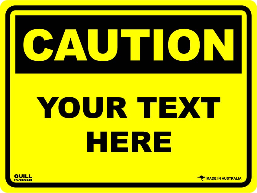 Caution Signs - Custom Safety Signs Image