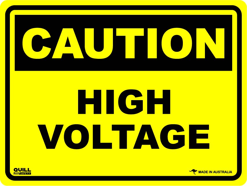 Caution Signs - High Voltage Image