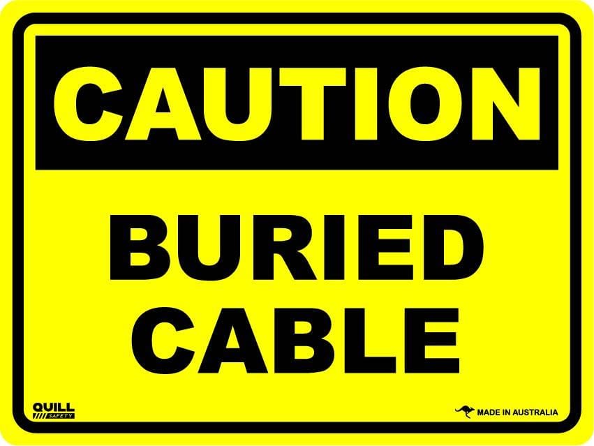 Caution Signs - Buried Cable Image