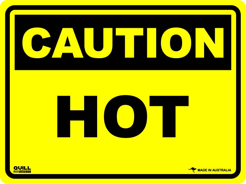 Caution Signs - Hot Image
