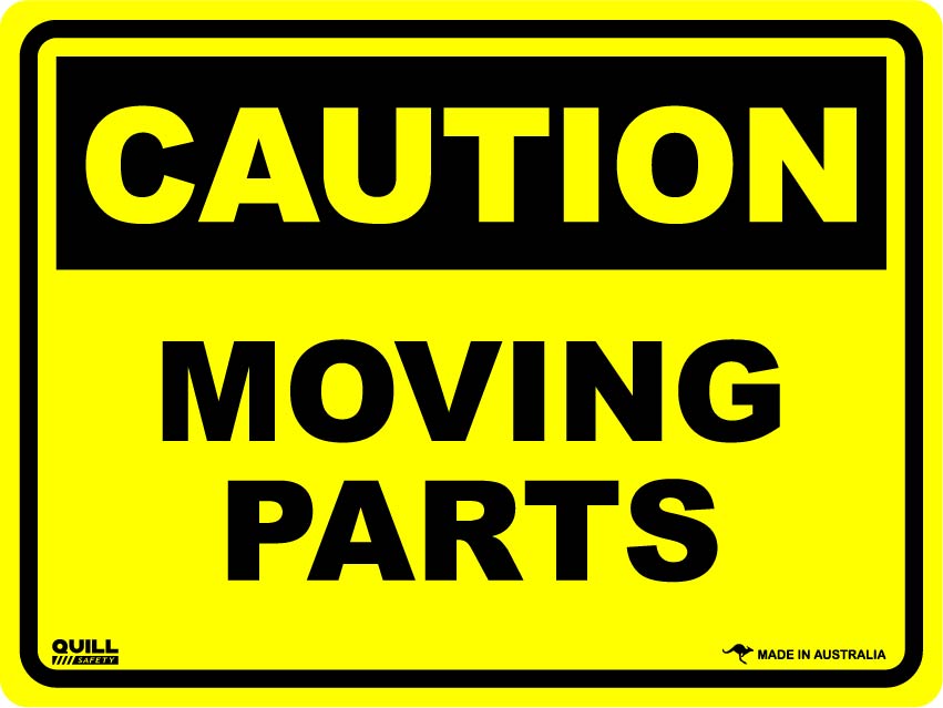 Caution Signs - Moving Parts Image