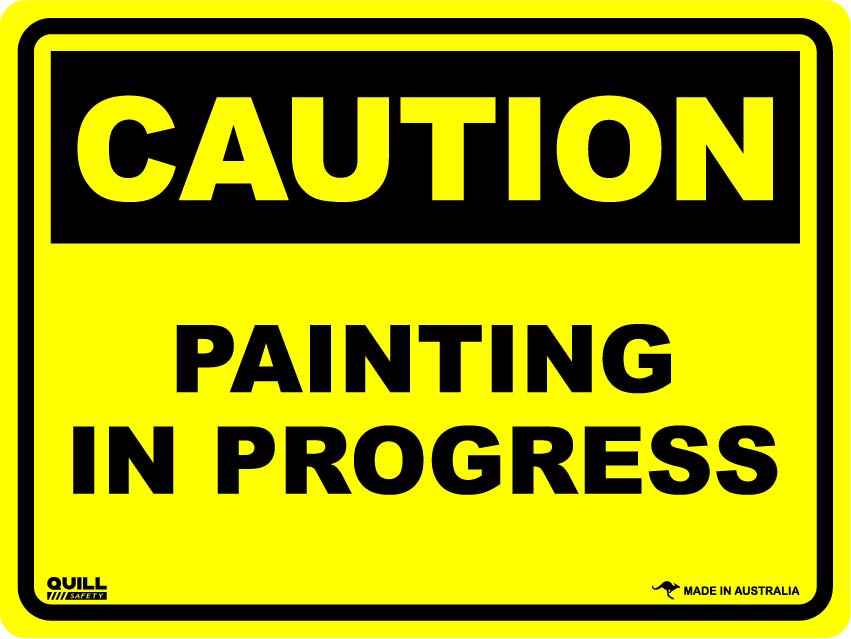 Caution Signs - Painting In Progress Image