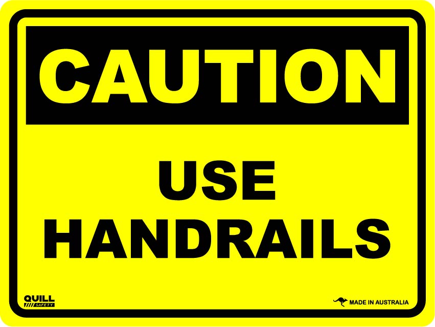Caution Signs - Use Handrails Image