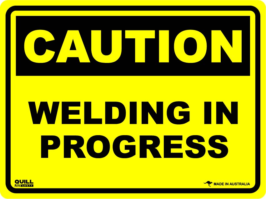 Caution Signs - Welding In Progress image