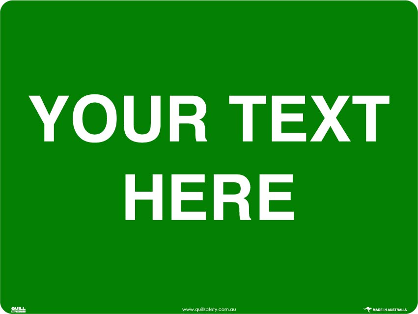 Emergency Signs - Custom Sign Image
