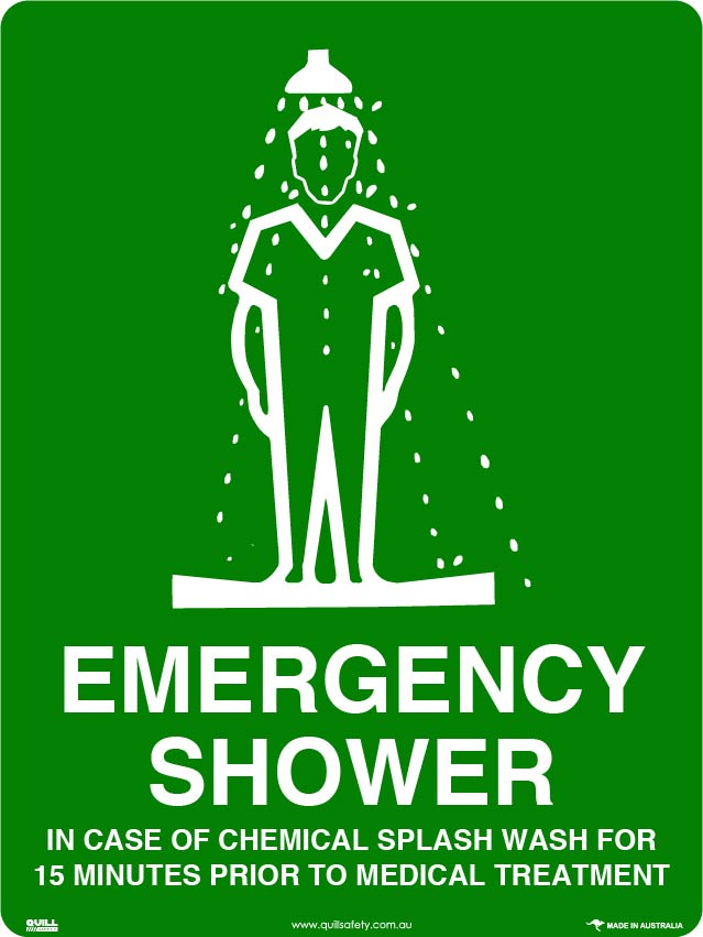 Emergency Signs - Emergency Shower Image