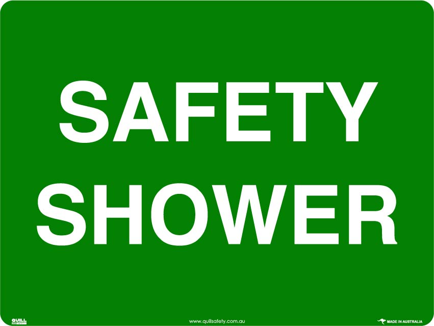 Emergency Signs - Safety Shower Image
