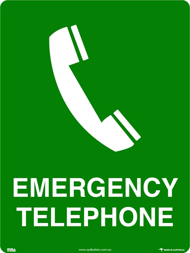 Emergency Signs - Emergency Telephone Image