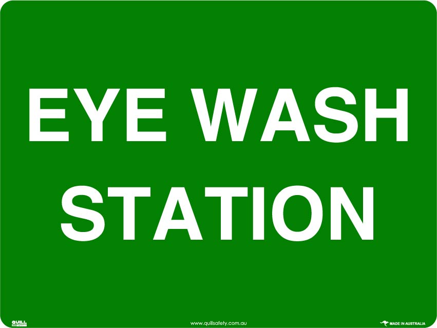 Emergency Signs - Eye Wash Station Image