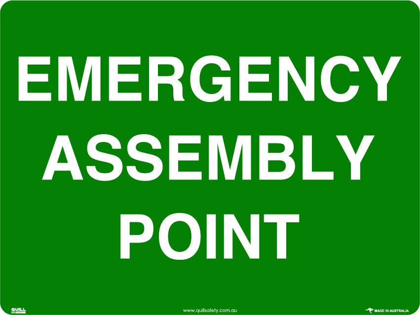 Emergency Signs - Emergency Assembly Point Image