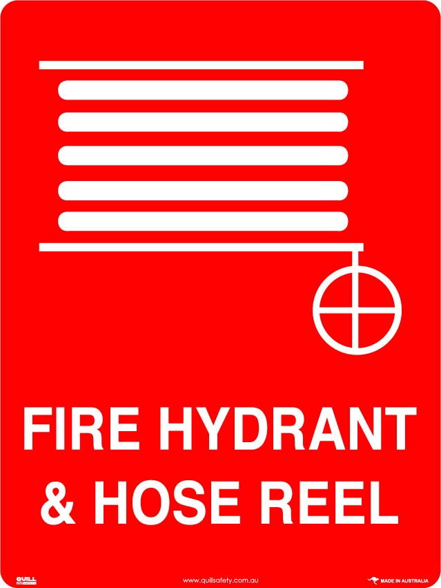 Fire Signs - Fire Hydrant & Hose Reel Image