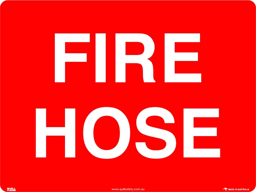 Fire Signs - Fire Hose Image