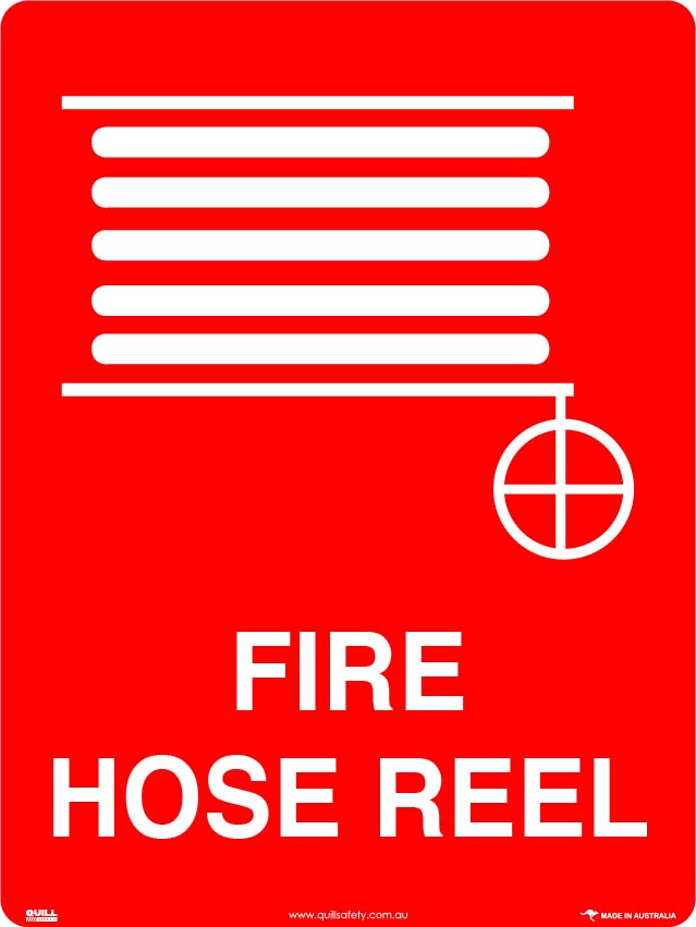 Fire Signs - Fire Hose Reel  (With Pictogram) Image
