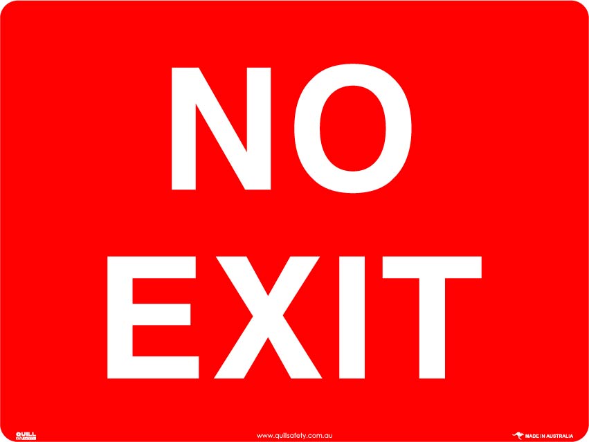 Fire Signs - No Exit Image