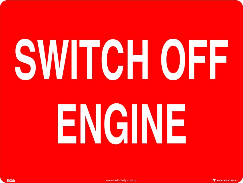 Fire Signs - Switch Off Engine Image