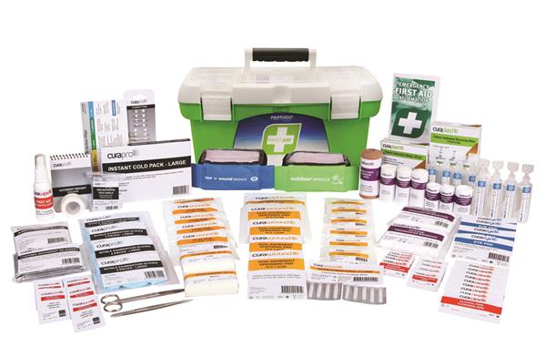 Construction Workplace - First Aid Kit - Plastic Portable Image