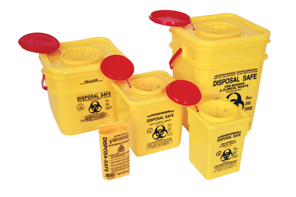 First Aid - Plastic Sharps Containers Image