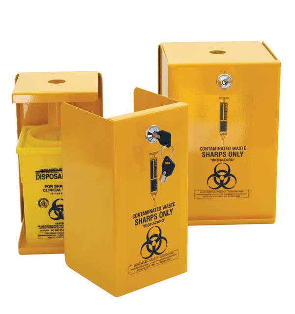First Aid - Sharps Metal Safe Image