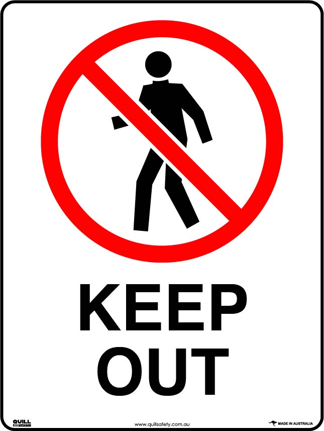 Prohibition Signs - Keep Out Image