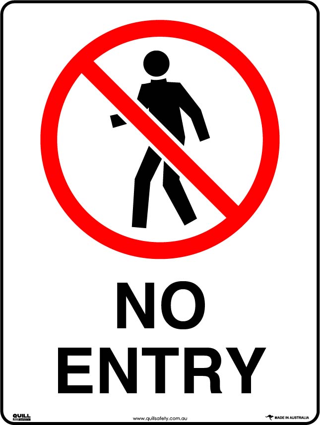 Prohibition Signs - No Entry Image