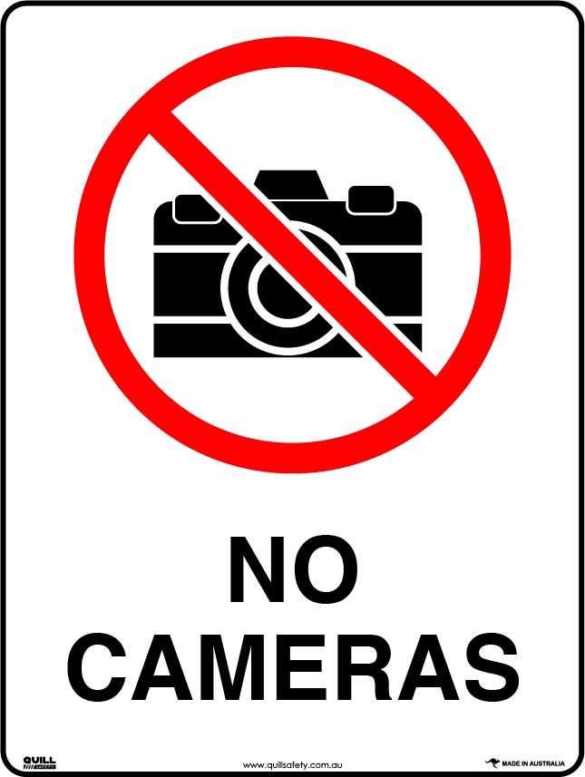 Prohibition Signs - No Cameras Image