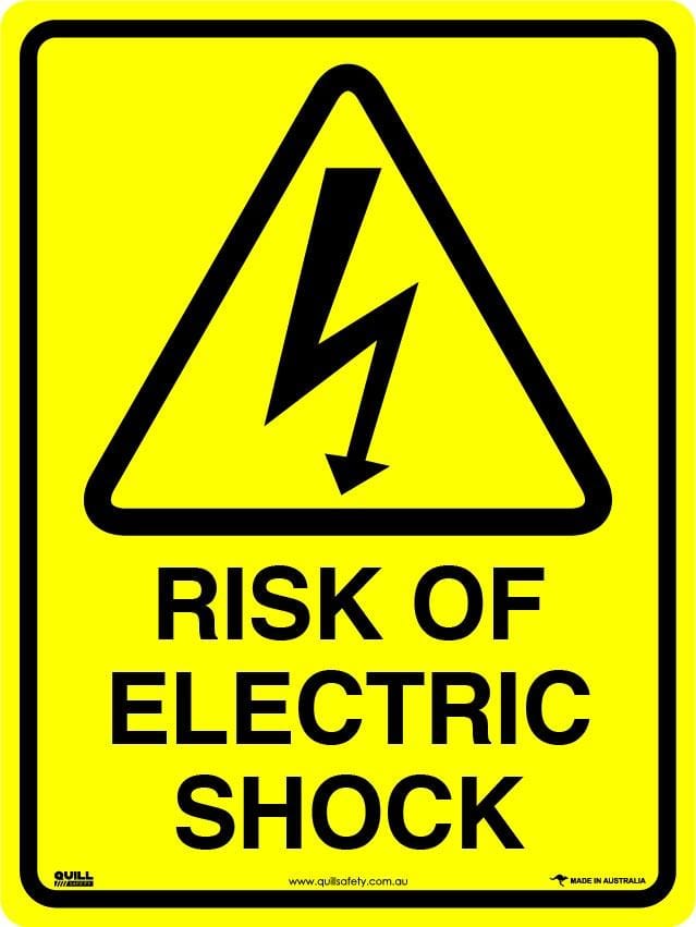 Warning Signs - Risk Of Electric Shock Image
