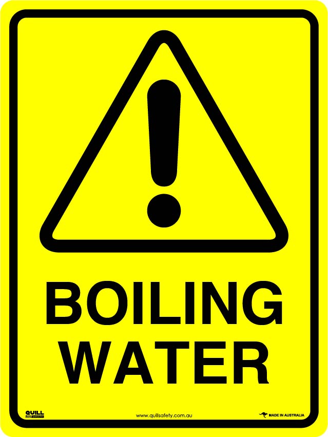Warning Signs - Boiling Water Image
