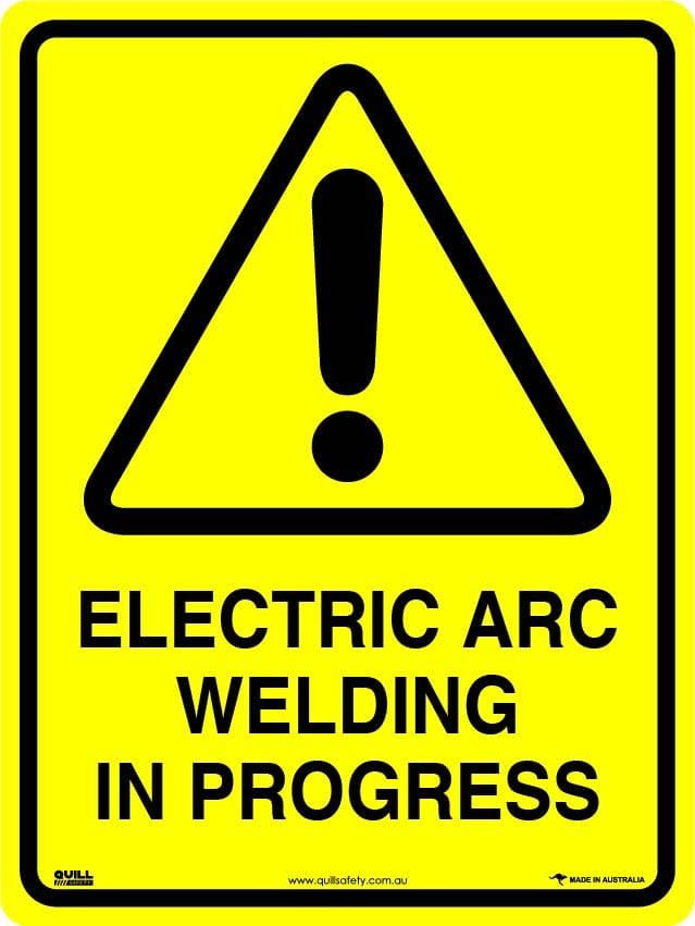 Warning Signs - Electric Arc Welding In Progress Image