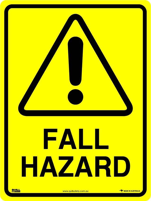 Warning Signs - Fall Hazard Image