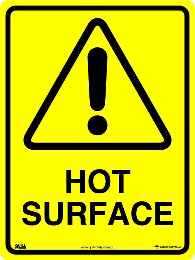 Warning Signs - Hot Surface Image