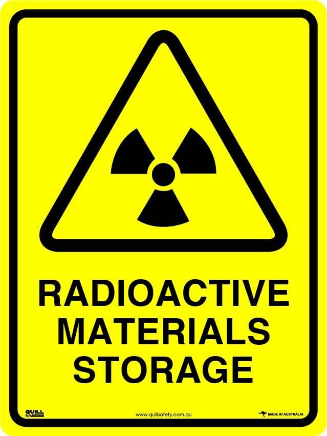 Warning Signs - Radioactive Materials Storage Image