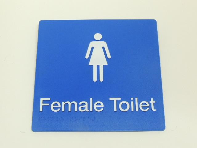 Braille Sign - Female Toilet Image