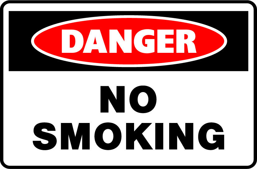 Danger Signs - No Smoking Image