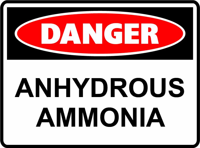 Danger Signs - Anhydrous Ammonia Image