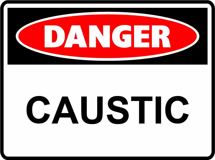 Danger Signs - Caustic Image