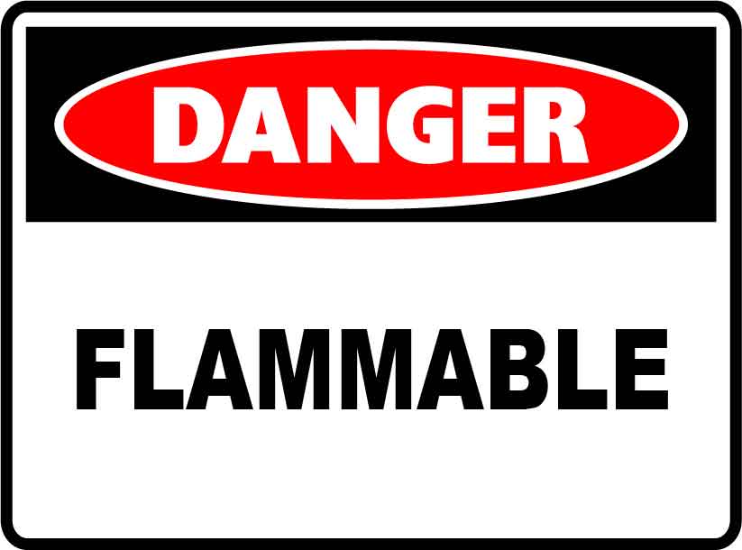 Danger Signs - Flammable Image