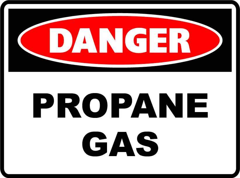 Danger Signs - Propane Gas Image