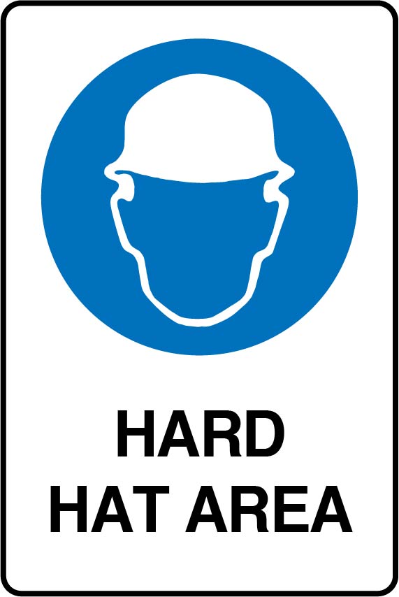 Mandatory Signs - Hard Hat Area Image